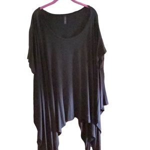 Oversized trapeze swing tunic 2X